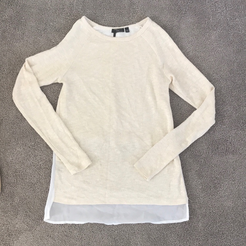 Ivory sparkle sweater